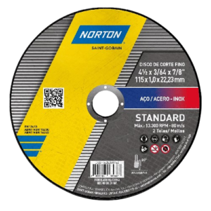 Disco De Corte 4 X 1/2 Pol. X 1mm Standard Norton