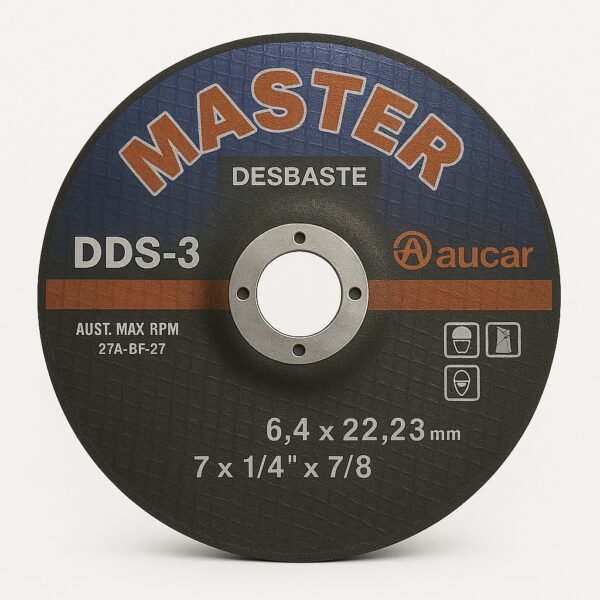 Disco de Desbaste 115x6,4x22,2mm (4,1/2pol) - ALCAR MASTER